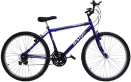 Bicicleta Aro 26 Quadro Aço 18 Marchas Rodas Alumínio Freio V-Brake Adulto Infantil