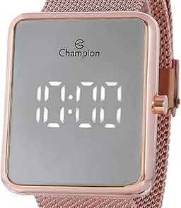 Relógio Feminino Champion Digital Espelhado Rosé CH40080Z
