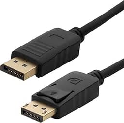 Cabo DisplayPort Blindado 4K, 3 Metros, Knup, Preto