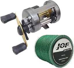 Carretilha Perfil Alto Shimano Corvalus 300 Direita + Linha