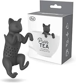 Infusor de chá de gato de silicone Genuine Fred Purrtea, multicolorido