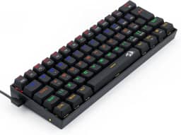 TECLADO GAMER MECANICO LAKSHMI RAINBOW PRETO SWITCH PRETO ABNT2 SWITCH BLACK