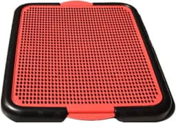 MY PET BRASIL Sanitário para Cães, Xixi Dog, sanitário canino sanitário higiênico para cães, Vermelho