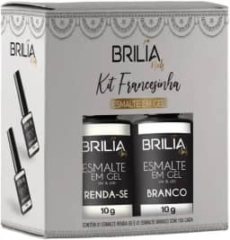 Brilia Nail Esmalte em Gel Kit Francesinha