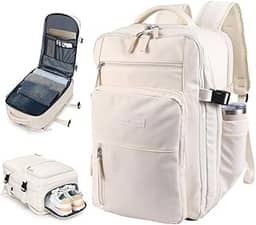 Mochila de Viagem Expansivel Avião Grande Feminina,Mochila Executiva Masculina Impermeável Reforçada para Notebook,Casual Esportes Hiking Escola Presente