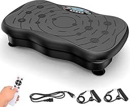 Mawuye Máquina De Exercício De Placa Vibratória Para Drenagem Linfática, Perda De Peso, Plataforma De Fitness De Vibração Para Treino De Corpo Inteiro, Equipamento De Treinamento Em Casa, Academia Es