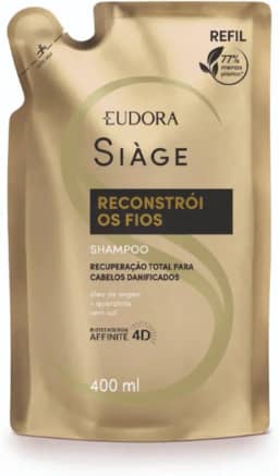 EUDORA SIAGE SHAMPOO RECONSTROI OS FIOS 400ML REFIL