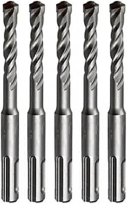 Kit 5 Broca Videa 6mm X 110mm Encaixe Sds Plus Para Concreto