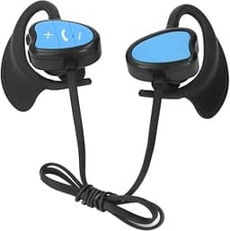 Fones de Ouvido de Natação, Resistente à água IPX8, Memória de 32 GB, Design de Ouvido Aberto, Redução de Ruído, Fones de Ouvido Sem Fio para Mergulho, Corrida, Surf, Ioga, (Azul)