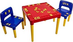 Mesa e cadeira Infantil Vermelha Tritec