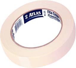 Atlas - Fita Crepe, Rolo de 25 mm x 50 Metros