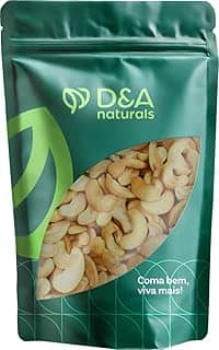 Castanhas de Cajú Torradas em Bandas Sem Sal 1kg