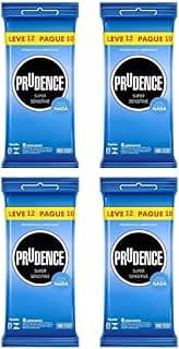 Preservativos Prudence Extra Fina Sensação De Não Usar Nada 48 Camisinhas