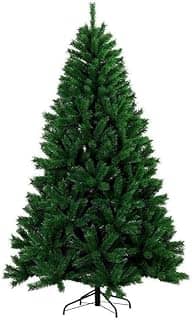 Árvore De Natal 1,80cm Pinheiro Luxo 800 Galhos Cheia Resistente Pinheiro De Natal Tradicional Verde Premium