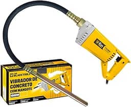 Kit Vibrador Concreto 1500w Com Mangote Mangueira 1,45mx35mm 220v Tvc650 The Black Tools