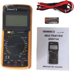 Multimetro Digiltal com Capacimetro e Aviso Sonoro ferramenta essencial para medições precisas e confiáveis em eletrônica e elétrica-THREE BROTHERS