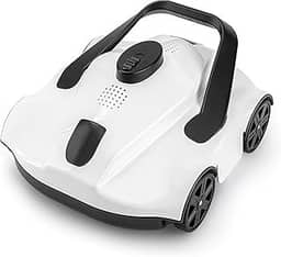 Limpador de piscina, limpador de piscina sem fio SPRIDRAIN de até 1076 metros quadrados, aspirador de piscina e tecnologia de estacionamento automático (1076 pés quadrados, branco)
