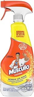 Mr. Músculo Desengordurante Cozinha Laranja, Borrifador 500ml