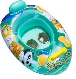 Boia Bote Inflável com Encaixe para Perninhas em Forma de Fralda - Ideal Par Crianças Pequenas