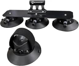 kowaku Suporte de bicicleta com ventosa para teto de carro, universal, fácil de instalar, em liga de alumínio, para bicicletas.