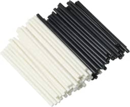 MEETOOT 50 peças de escala de guitarra, escala lateral, ponto musical, pontos embutidos, 50 x 2 mm, marcador lateral de escala de guitarra