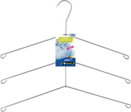 Cabide para Camisa Triplo Camiseiro Cromado Organização Roupa Armário