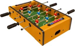 Mini Mesa Pebolim Futebol Totó Madeira Jogo Brinquedo Criança