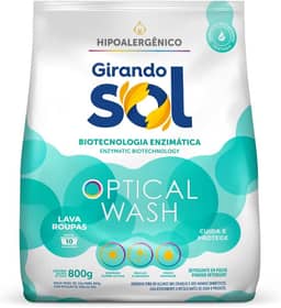 Girando Sol Lava Roupas Em Pó Hipoalergênico 800G