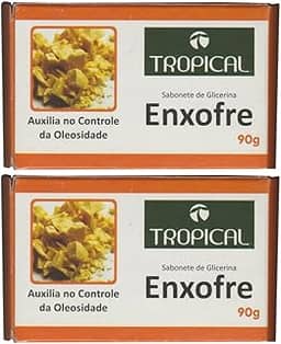 Sabonete de Glicerina Enxofre 90g Tropical - Kit 2 Unidades