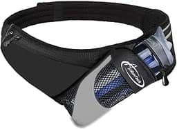 AiRunTech Cinto de hidratação para corrida com suporte para garrafa de água, pochete de caminhada para telefone e carteira, bolsa de corrida, acessórios essenciais para maratona, triatlo, caminhada