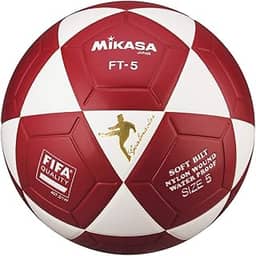 Bola de Futevôlei FT-5 Branca e Vermelha Natalia Guitler Mikasa