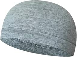 Gorro de Algodão Leve de Malha, Cinza, Unissex