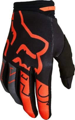 Luva de Motocross 180 Skew Preto/Laranja P/S