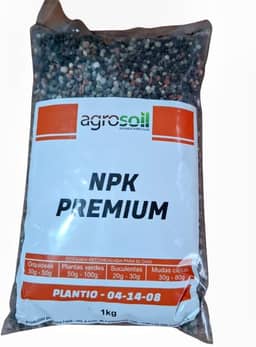 Adubo NPK Premium 04-14-08 | Fertilizante Granulado 1kg - Ideal para Orquídeas, Suculentas e Plantas