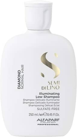 Alfaparf Milano Semi Di Lino Diamond Shampoo - Mais brilho e maciez - Sem sulfato – Para todos os tipos de cabelos - Seguro em cabelos coloridos - Sem parabenos e parafina - Qualidade profissional de salão 250ml