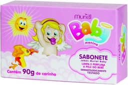 Sabonete em Barra Baby Menina 90G, Muriel