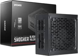 Fonte Gamer Pcyes Shocker Full Modular 600w 80 Plus White - Black Vulcan - FM600WBV