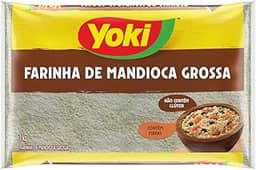 Farinha de Mandioca Tipo Único Grossa Yoki Pacote 1kg