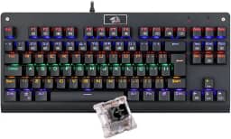 Teclado Mecânico Redragon Dark Avenger Preto Iluminação Rainbow Switch Preto, K568R