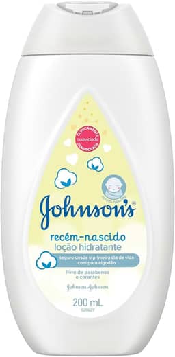 Johnson's Baby Loção Hidratante Para Uso Diário Recém Nascido,200ml