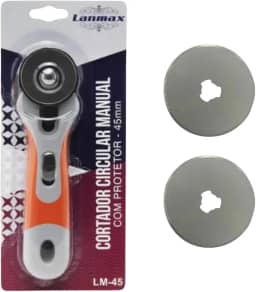 Cortador Circular Manual + 2 Lâminas de Corte de 45mm