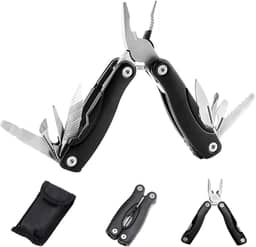 Multitool, 14 em 1 Alicate Multifuncional, Ferramenta Múltipla, Aço Inoxidável Multiferramenta, Canivete Multiuso, Atividades ao Ar Livre, Acampamento