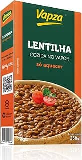 Lentilha 250G Só Aquecer Vapza Peso líquido 250g
