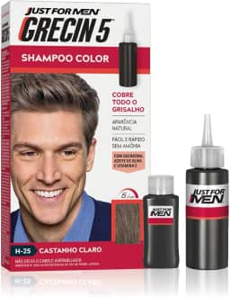 Grecin Shampoo Tonalizante 5 Castanho Claro 60Ml