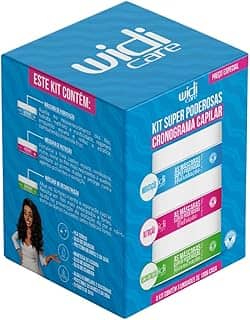 Kit Super Poderosas Cronograma Capilar - Widi Care - Caixa com 3un. De 100g