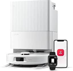 Roborock Qr598 Robô Aspirador De Pó E EsfregãO SucçãO 8000pa,Escovas Antiemaranhamento,PrevençãO Inteligente De ObstáCulos,Lavagem AutomáTica Do EsfregãO,Base Multifuncional Aspirador De Pó Robô 220V