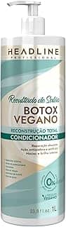 Condicionador Botox Vegano - Reconstrói, Fortalece e Realinha - HEADLINE Resultado de Salão - 1L