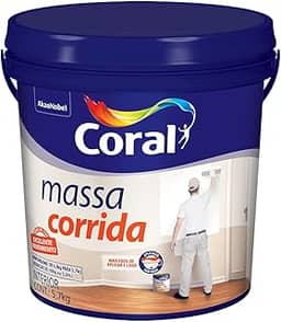 MASSA CORRIDA BRANCO 5,7KG - CORAL