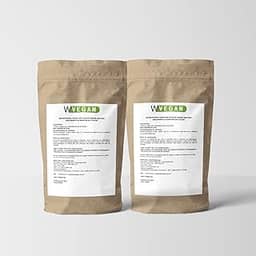 W Vegan Nutritional Yeast 1Kg Sem Sabor Neutro Embalagem Refil Wvegan Vegano