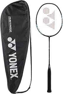YONEX Raquete de badminton Astrox Lite 27I com cordas de grafite (G5, azul-marinho escuro)